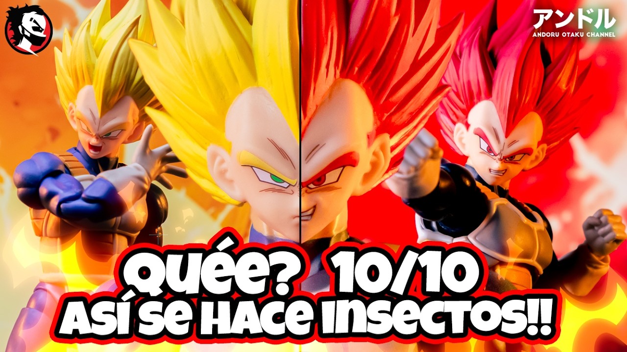 ✅ Melenas TONSEN ARTTOYS Vegeta SSJ GOD Y SSJ SH Figuarts Knock Off Review ANDORU 🔥