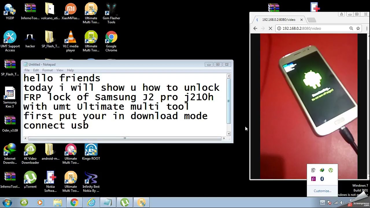 Samsung J210h FRP Unlcok