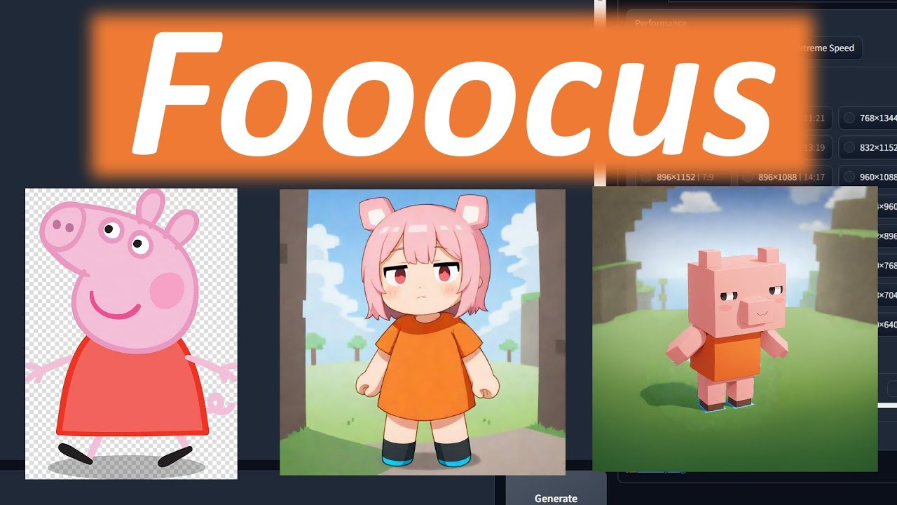 Нейросеть Fooocus Мини гайд. генерирую персонажей для анимаций.
