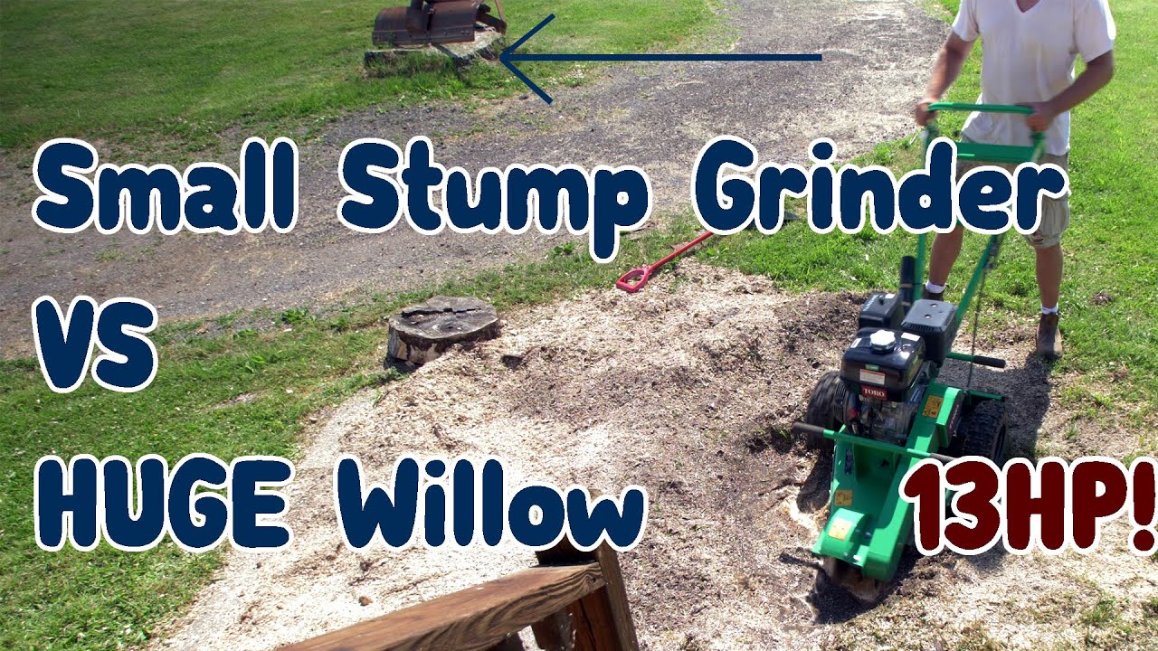 Toro SGR13 Stump grinder. Can you grind large stumps with it?