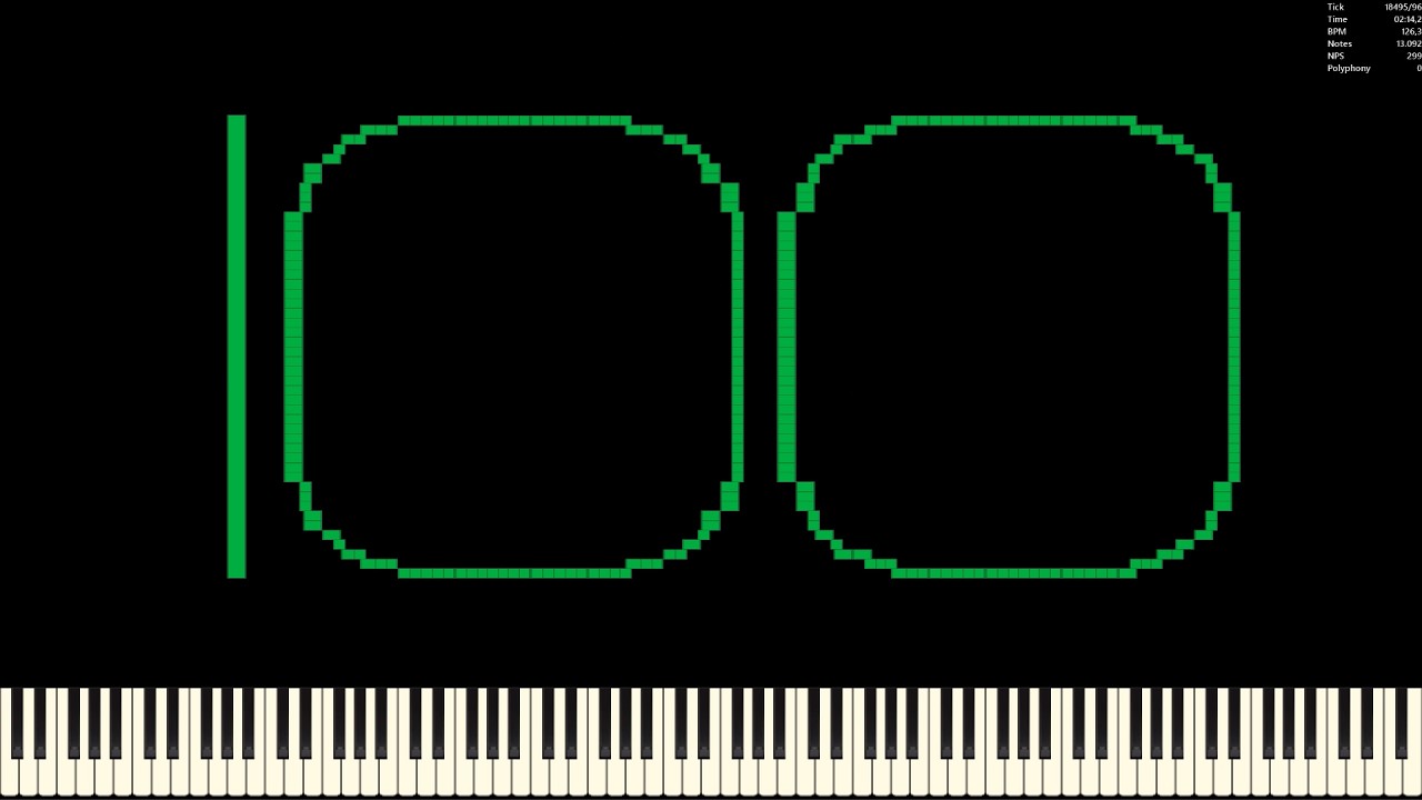 Ultralight MIDI Player. Black MIDI: 100 SUBSCRIBER SPECIAL (16k notes)