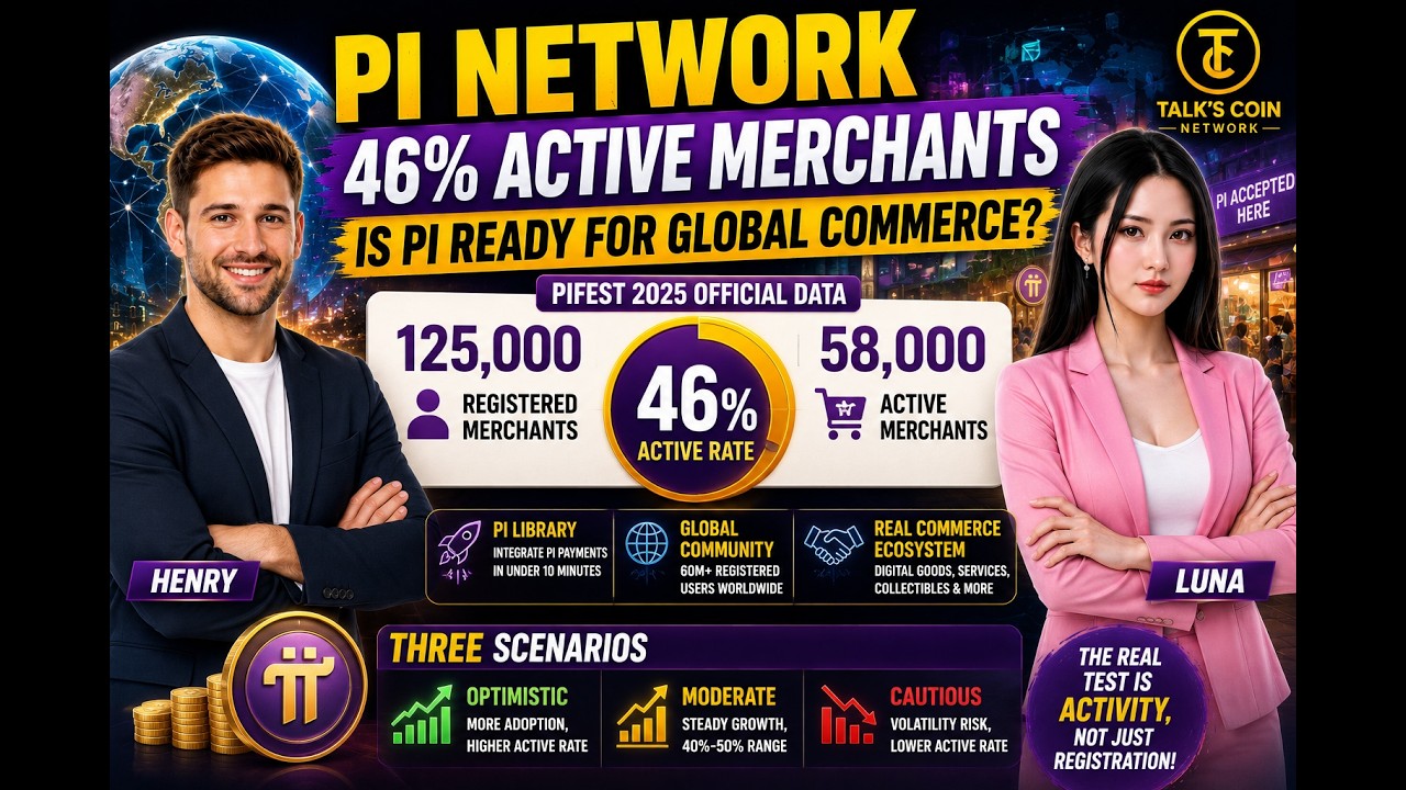 46% Active Merchants: Is Pi Network Ready for Global Commerce?