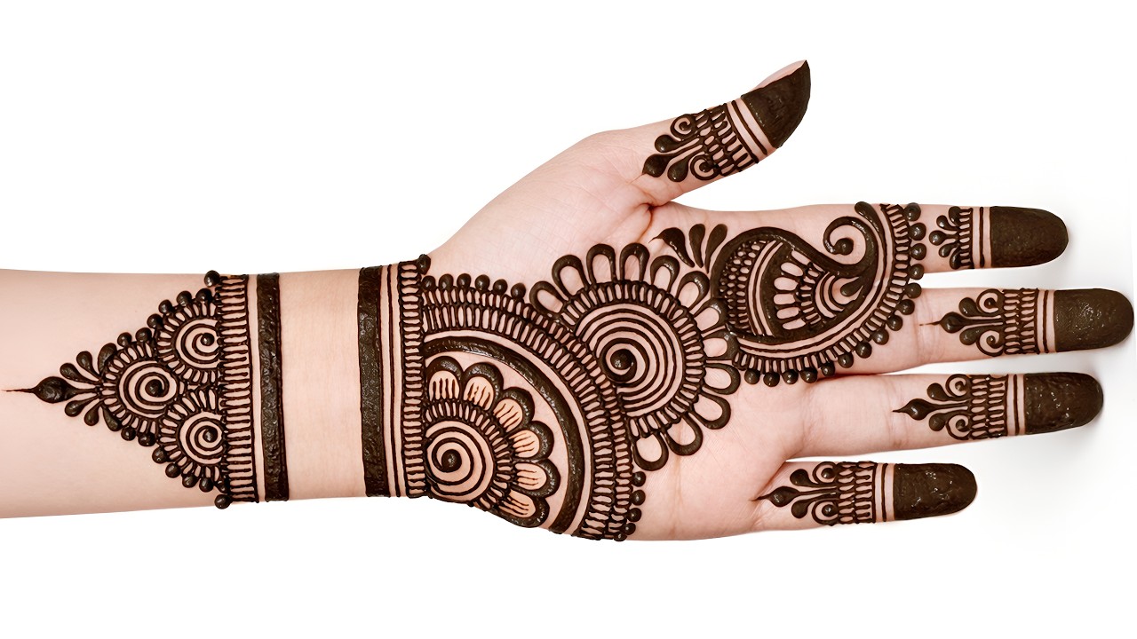 Very beautiful mehndi design front hand | simple mehndi design | mehndi ka design | mehandi | mehndi