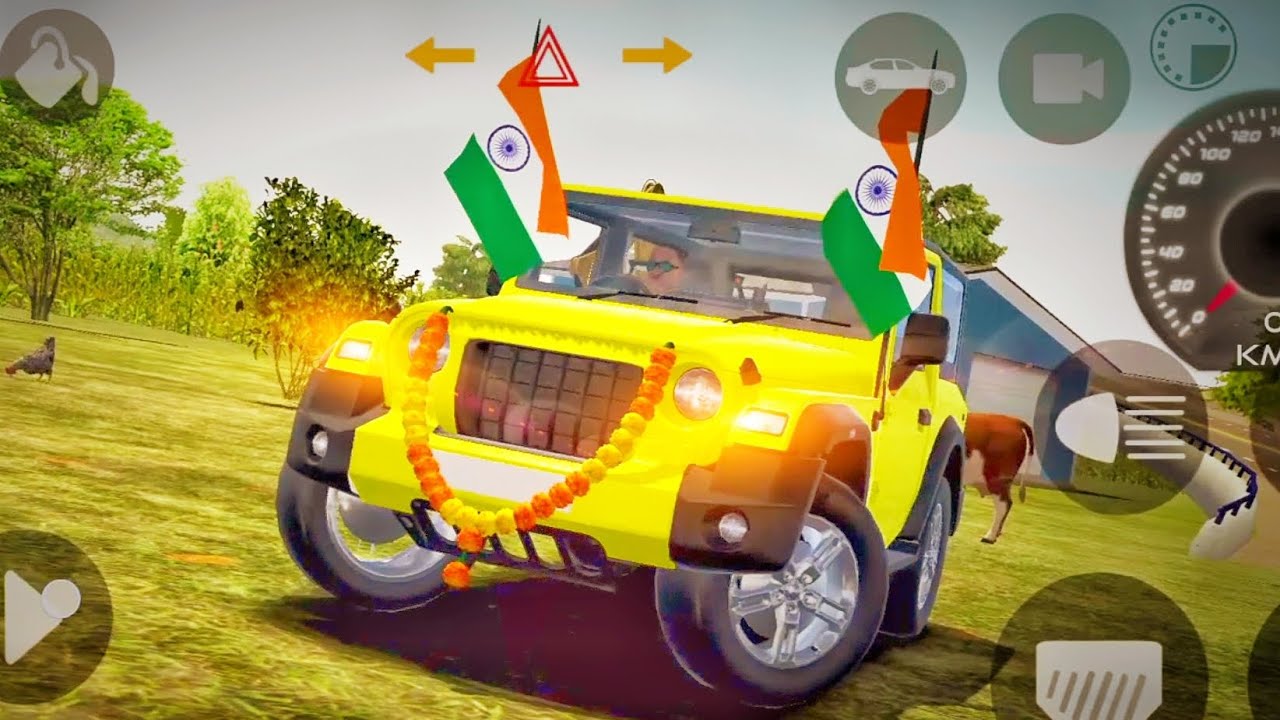 Modified Mahindra Thar 😈 games indian yellow Thar (gadi wala game) car games Android gameplay ⚡#2026