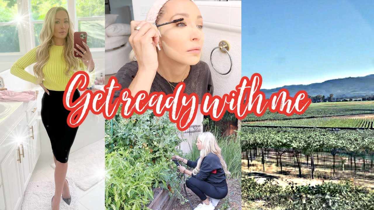 Day in the life // get ready for work with me // gardening and cook with me!