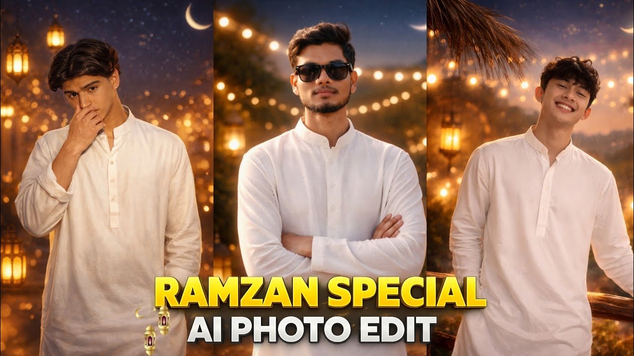 Ramzan Special AI Photo Edit 🌙 | Create Viral Islamic Festival Portrait with One Prompt (2026)