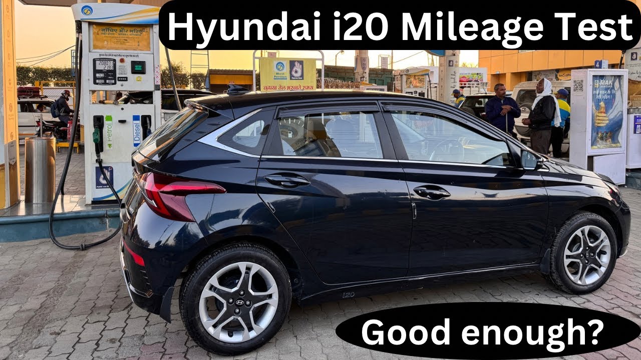 Hyundai i20 Mileage Test | i20 2025 tank to tank mileage | कितना देती है? | Hyundai i20 Sportz 2025