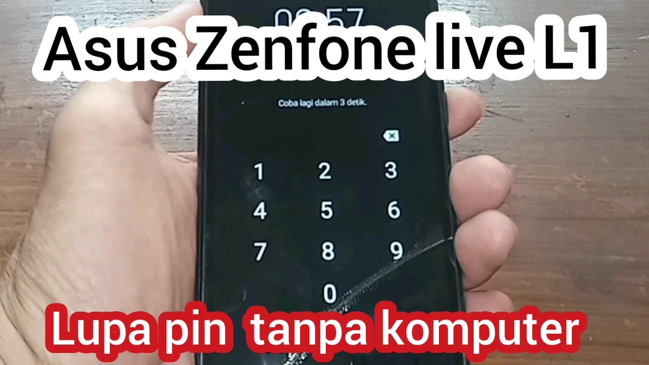 Asus Zenfone live l1 забыл пин-код без компьютера