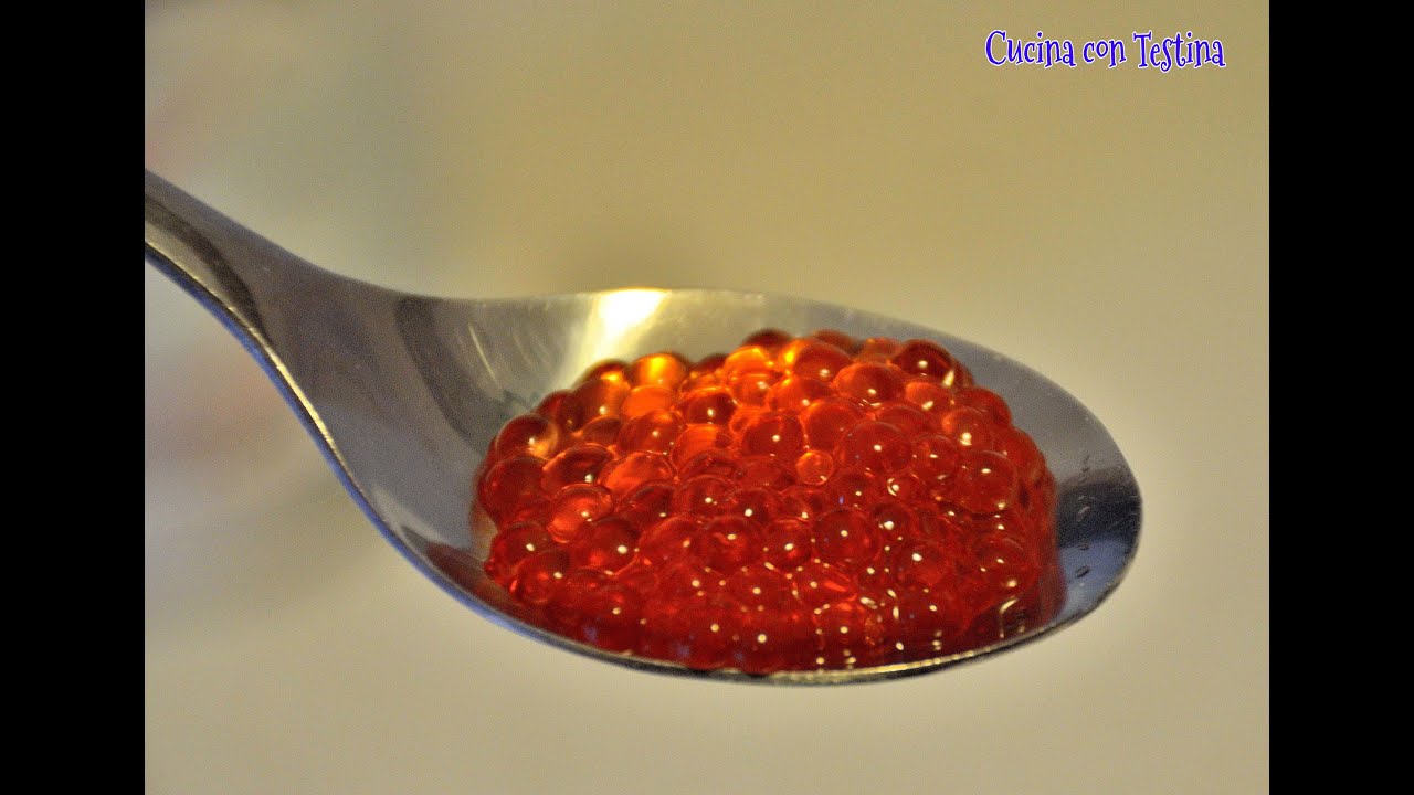 CUCINA MOLECOLARE - CAVIALE DI APEROL