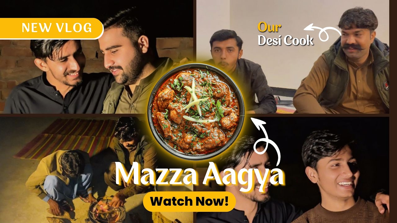Rooftop Cooking With Friends | Waheed Bhai Ka Kamal Ka Khana Aur Purani Yaadein | Hamza Fortabbasia!
