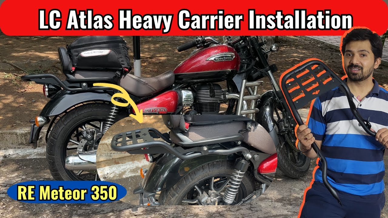 RE Meteor 350 Atlas Heavy Lugguage Carrier by Legundary Custom Unboxing & Installation