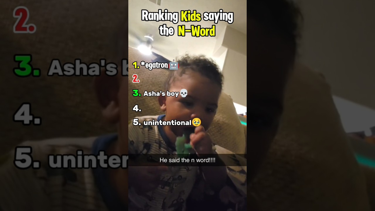 cutest kids saying the N-Word🤣