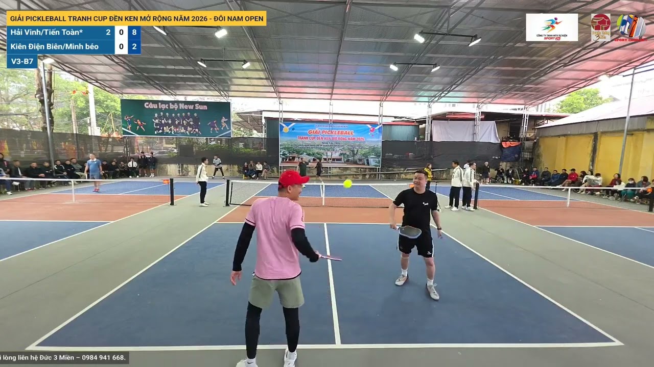 Giải Pickleball Tranh Cup Đền Ken Mở Rộng Năm 2026 - Đôi Nam Open: V3-B7