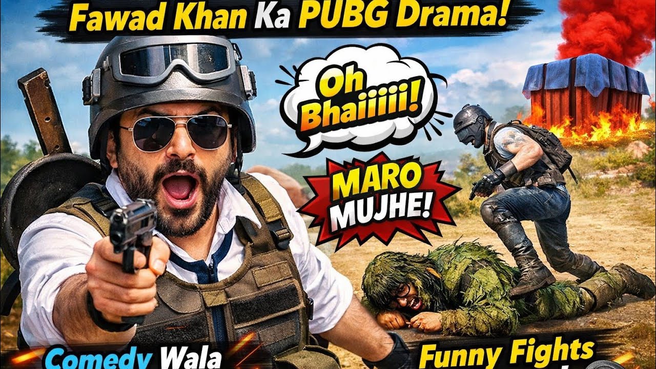Fawad Khan Ne PUBG Mobile Mein Funny Drama Ki Shooting 😂🔥 | Full Entertainment Match(progamer z)