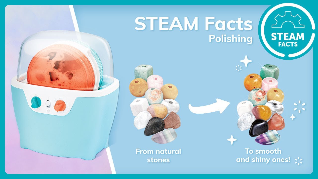 Create shiny treasures with the Polish and Shine Bead Tumbler