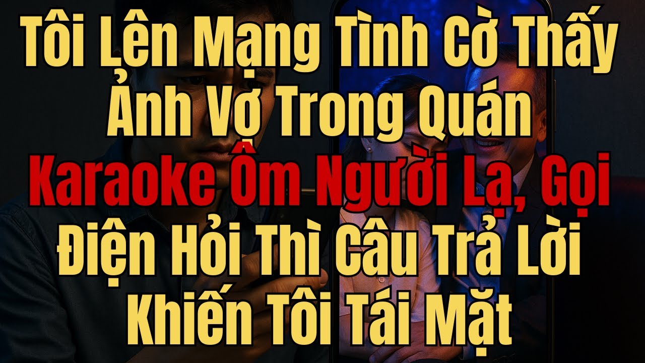 Tôi Thấy Ảnh Vợ Trong Quán Karaoke Ôm Người Lạ Và Câu Trả Lời Khiến Tôi Sụp Đổ