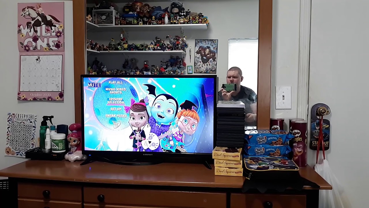 Меню прохождение Vampirina: Ghoul Girls Rock DVD от 2018 года🧛‍♀️