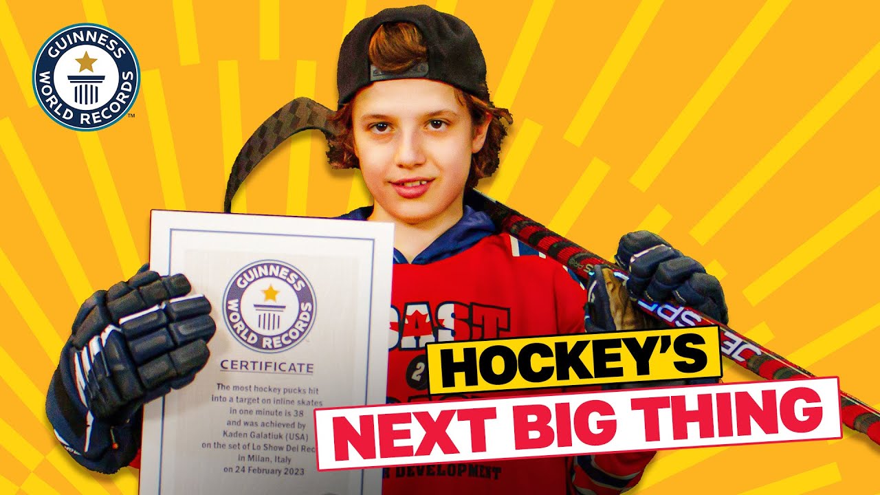 Future Ice Hockey Superstar | The One Thing | Guinness World Records
