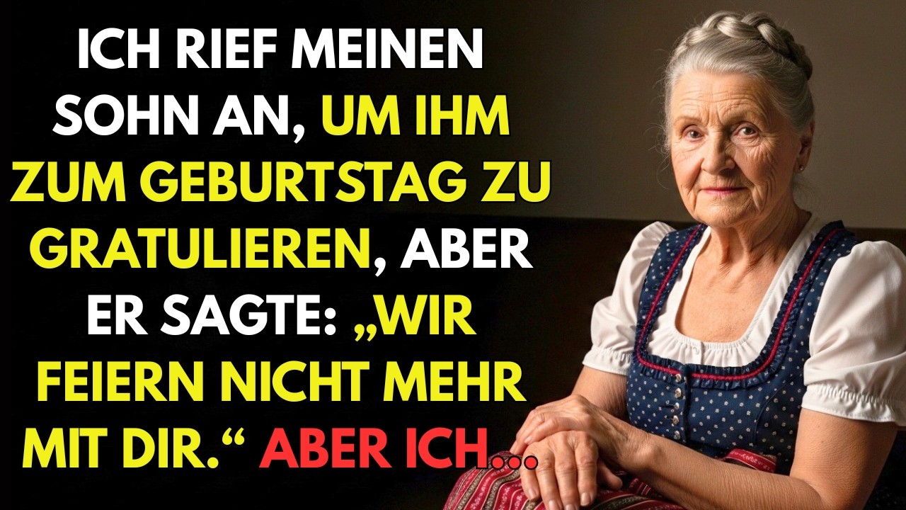 Zum Geburtstag rief ich meinen Sohn an – seine Worte brachen mein Herz