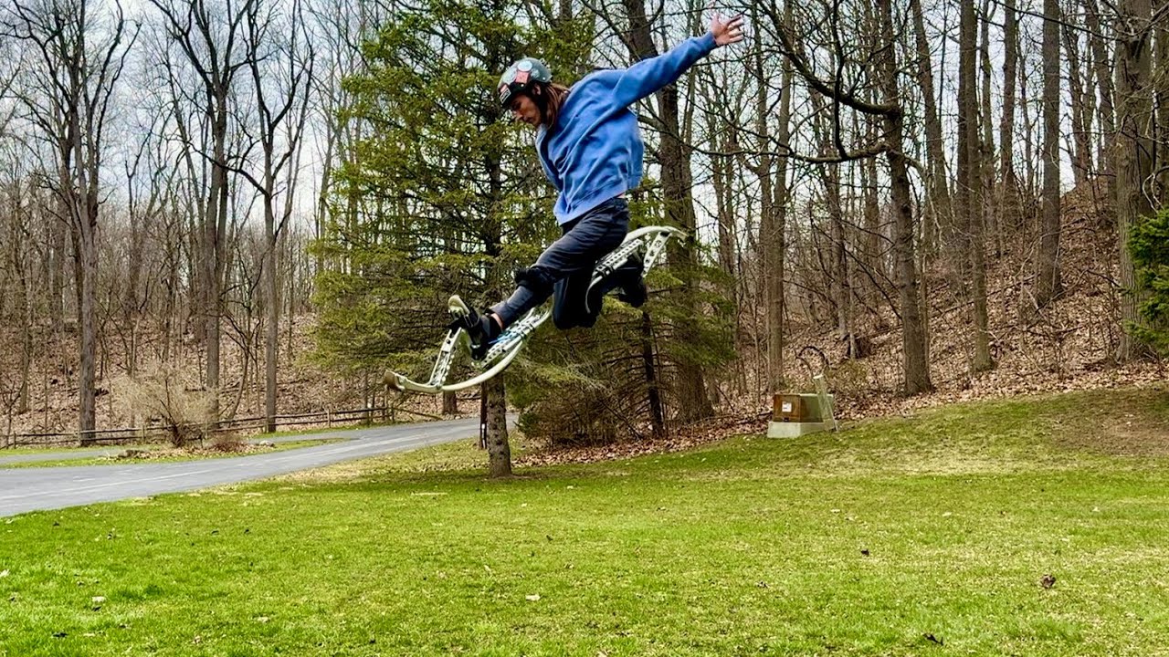 I BOUGHT JUMPING STILTS!! || I can't believe these are real.