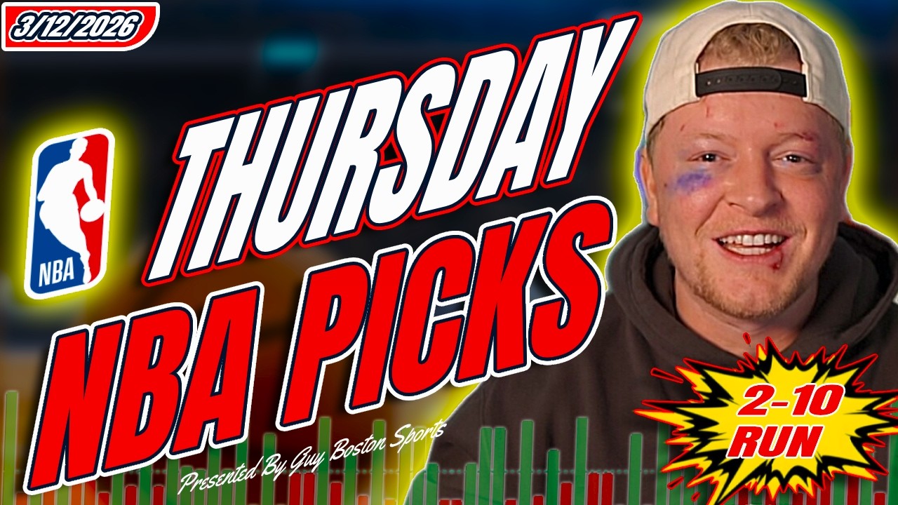 NBA Picks Today Thursday 3/12/2026 | FREE NBA Player Props, Picks, and Predictions!