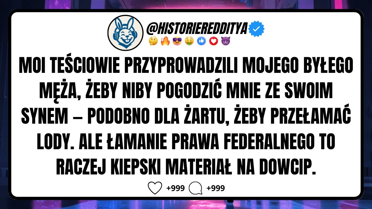 Teściowie przyprowadzili mojego byłego jako &bdquo;żart pojednawczy&rdquo;. Ale to, co zrobili, przekroczyło...
