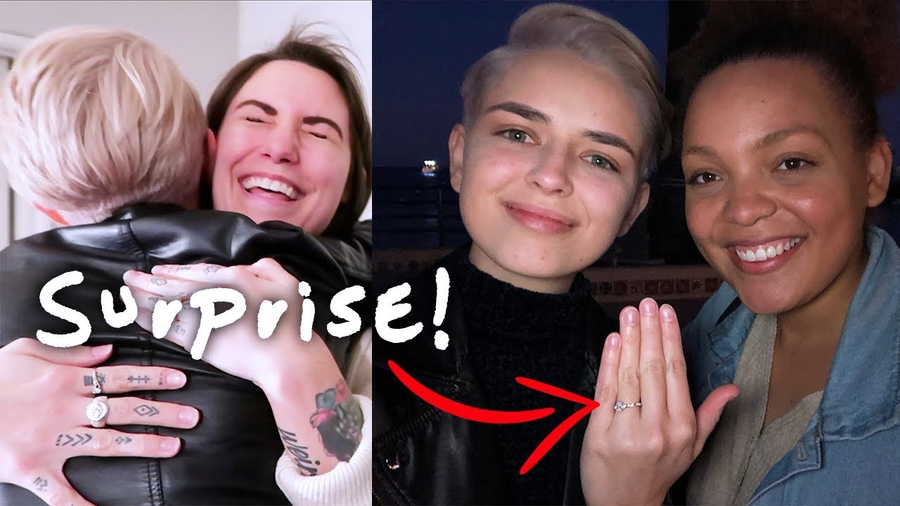 TELLING OUR FRIENDS & FAMILY WE'RE ENGAGED!