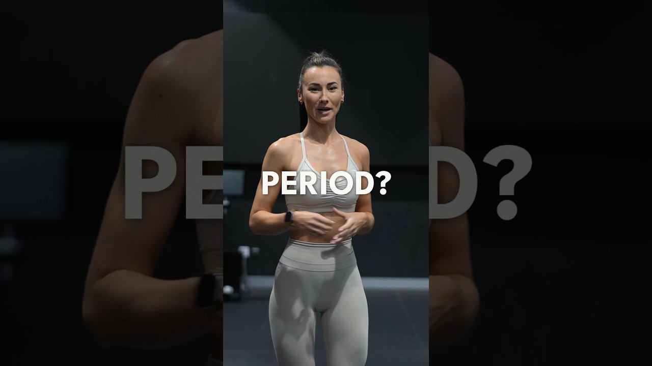 Should you train on your period? ✨ Here's all you need to know 😊 #shorts
