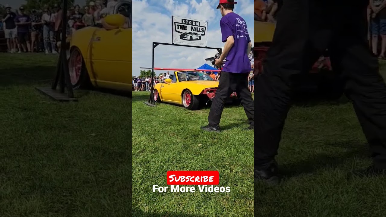 SLAMMED MIATA WINS LIMBO CONTEST AGAIN!!! #mazda #miata #shorts