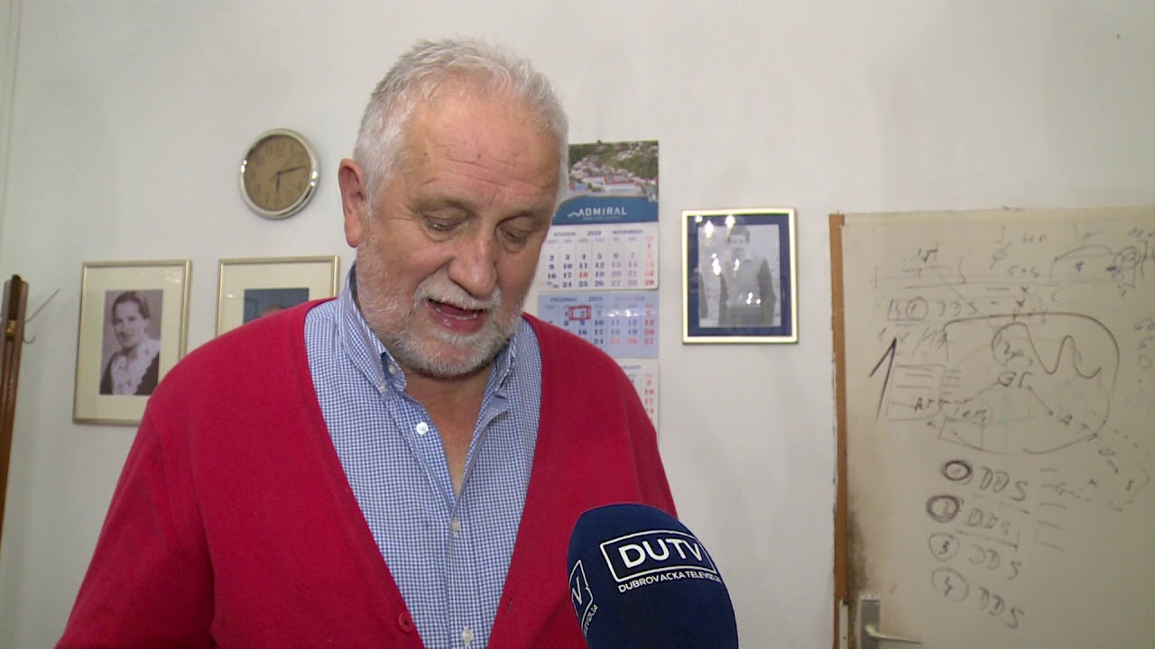 Pero Vićan uživo u Dnevniku Dubrovačke televizije