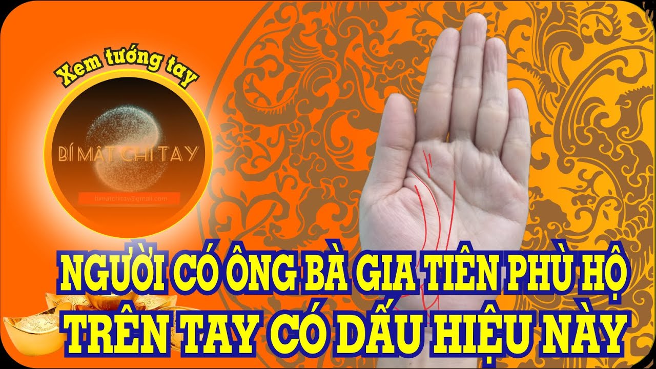 Xem tướng tay - NHỮNG NGƯỜI CÓ ÔNG BÀ GIA TIÊN PHÙ HỘ TƯỜNG, THƯỜNG CÓ DẤU HIỆU NÀY @BIMATCHITAY