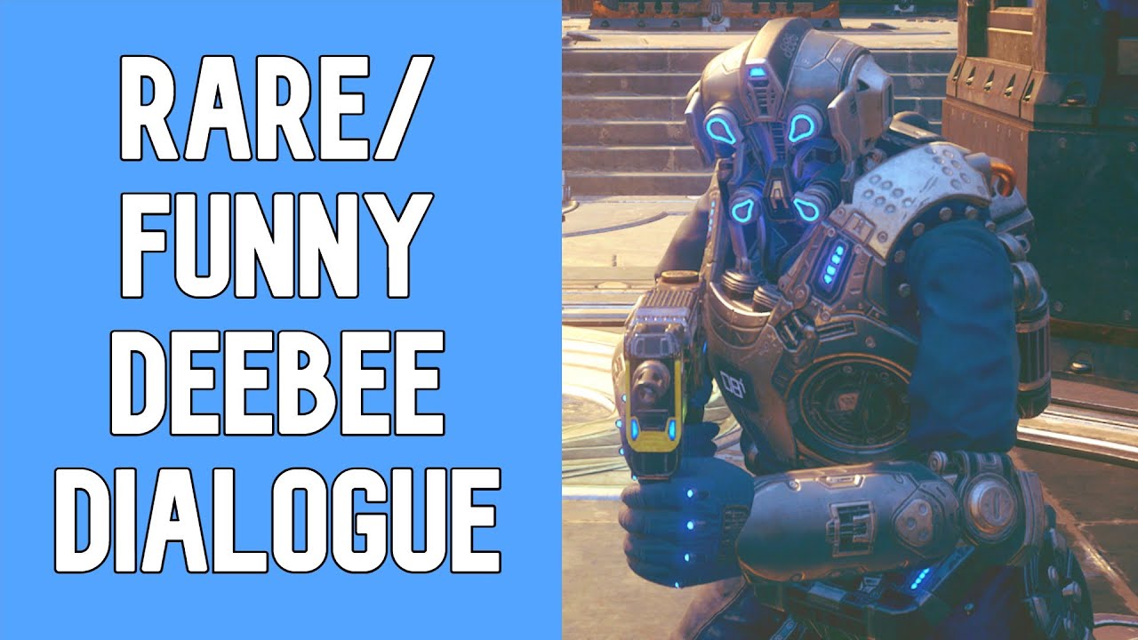 Gears of War 5 - Rare/Funny Deebee Dialogue