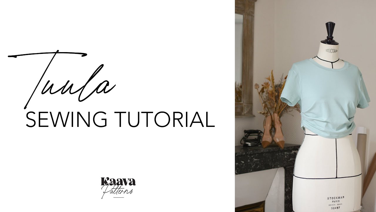 Kaava Patterns Sewing Tutorial Tuula T-shirt - Free pattern