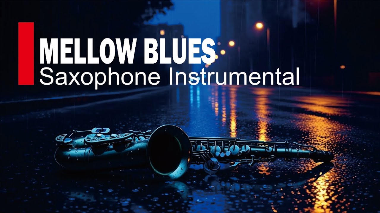 Cozy Late Night Saxophone Blues Instrumental