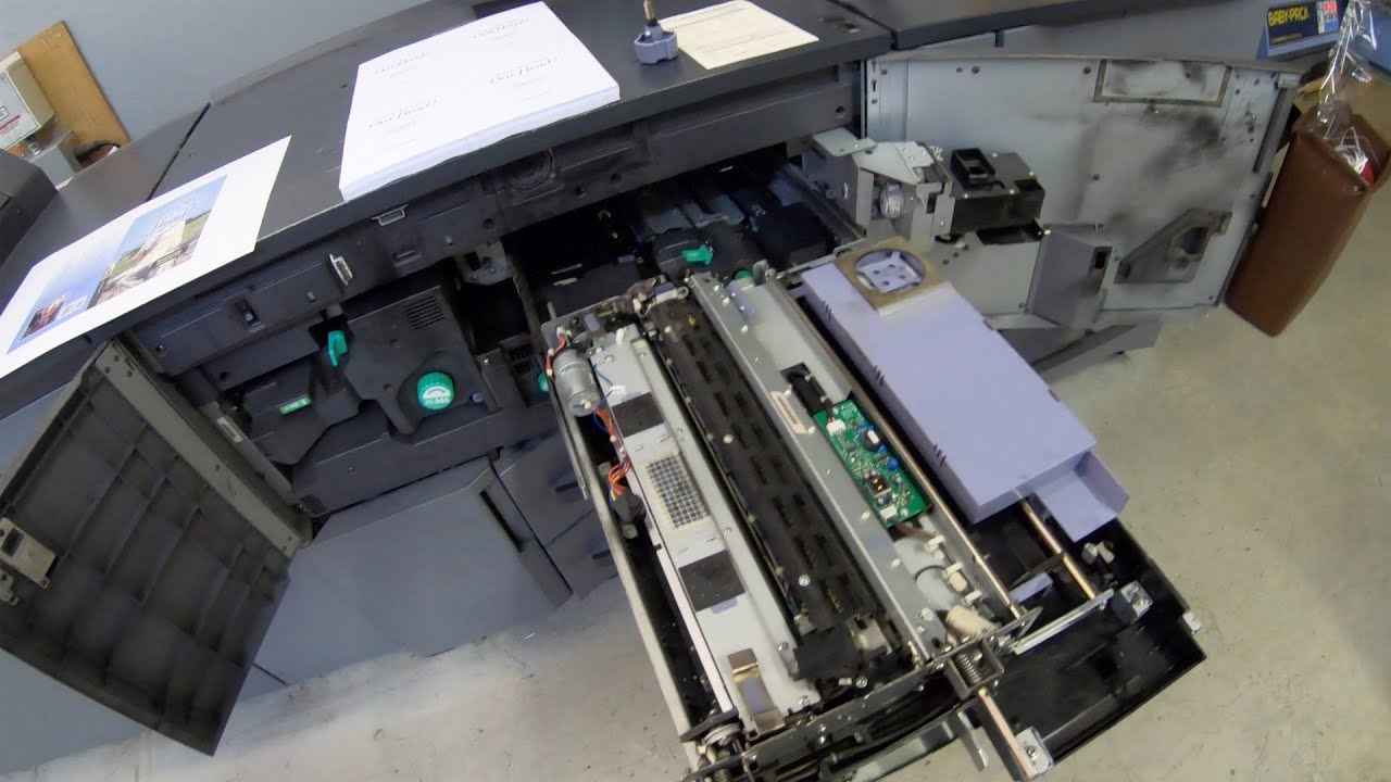 Three Day Printing Extravaganza, Fixing Cleaning Unit on Konica Minolta, Printing and Finishing