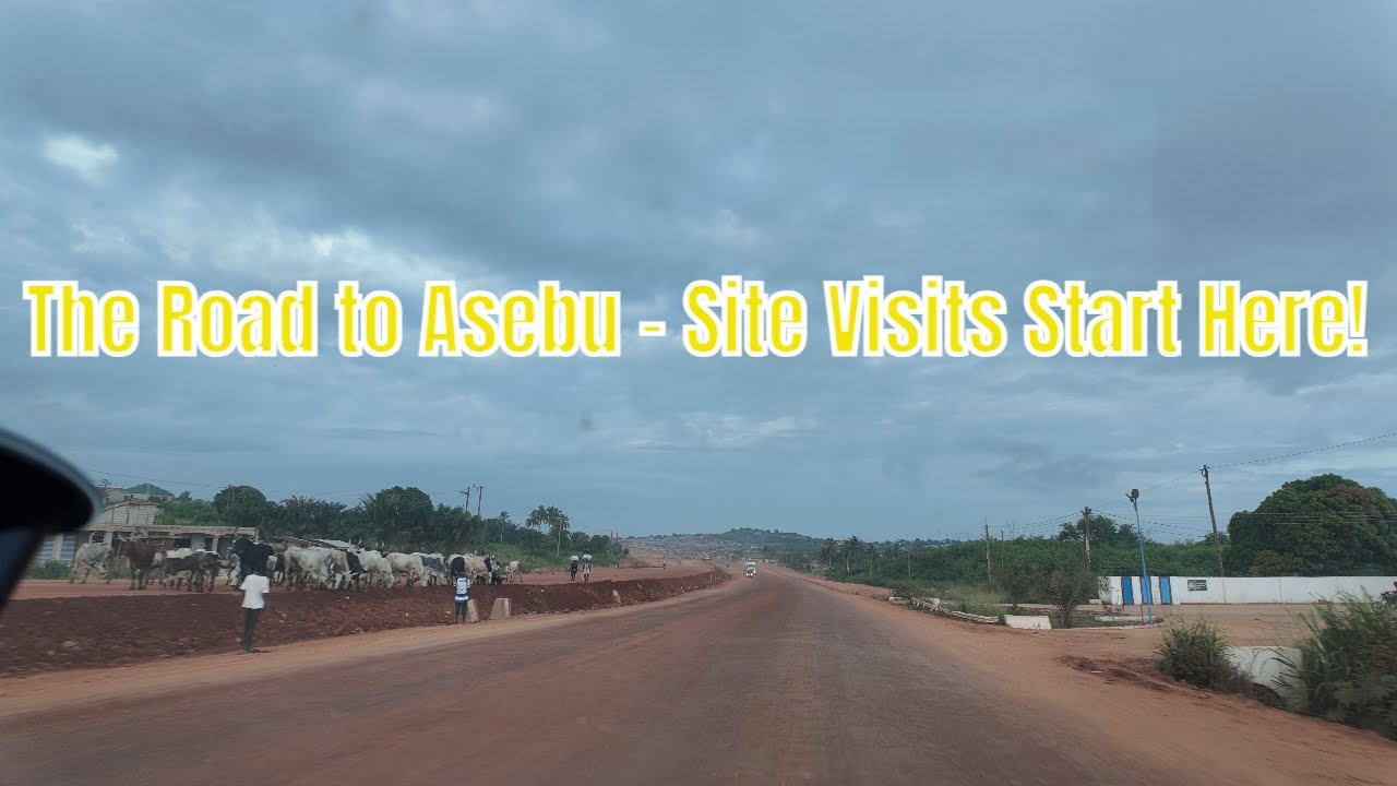 Building In Ghana | Road Trip to Asebu – JamGH & Agape Site Visits Teaser @kojoblk @Kinza Babe