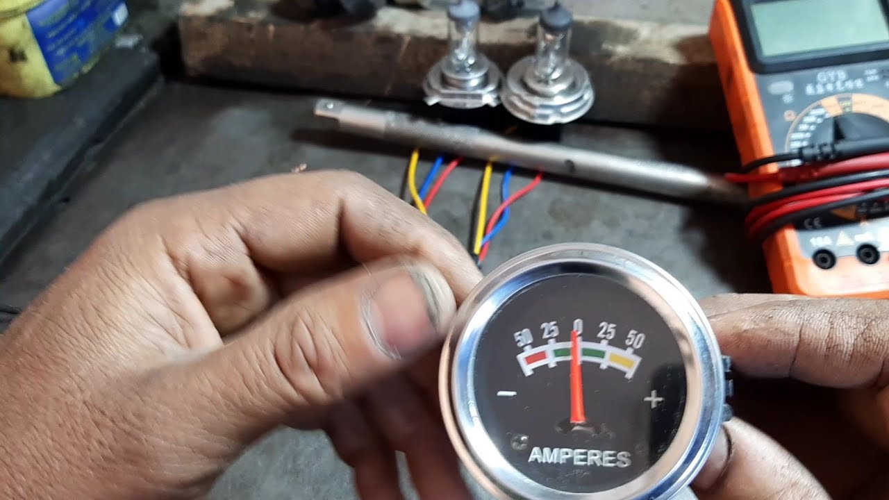 الامبير/كيفية توصيل اطرافه  واستعماله
