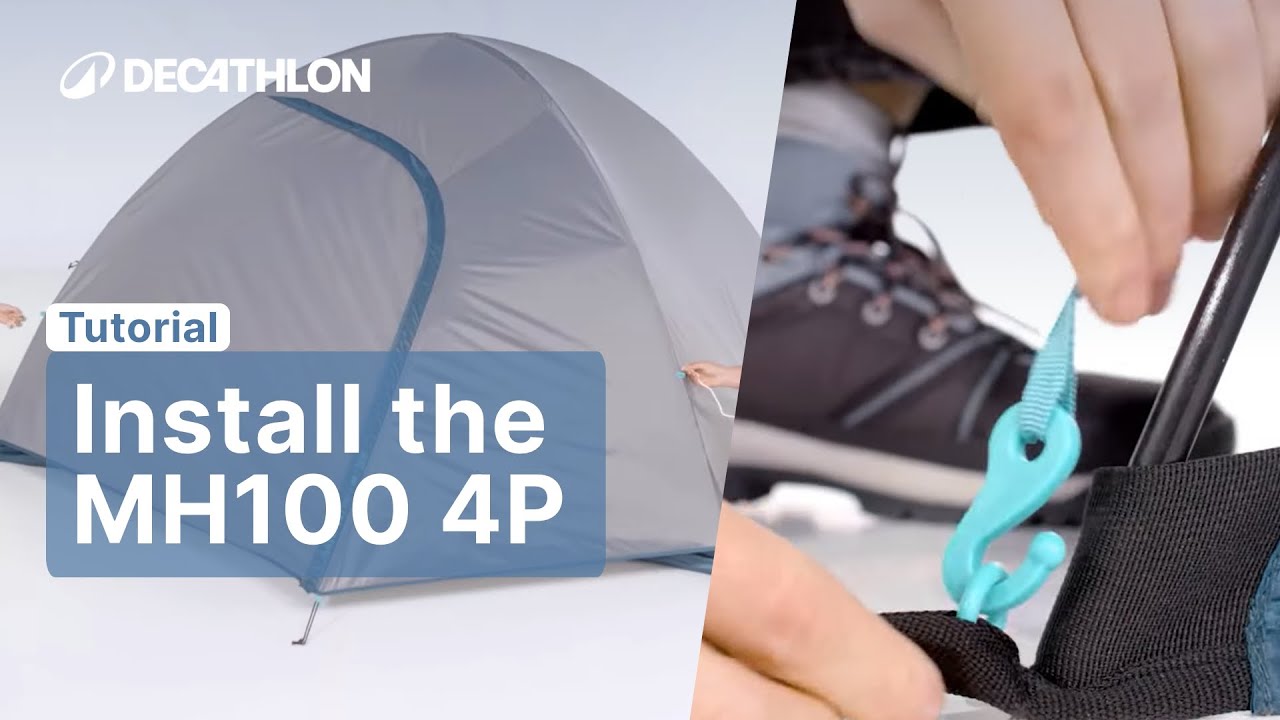 TUTORIAL - How to install the MH100 4P ? | Decathlon_QUECHUA
