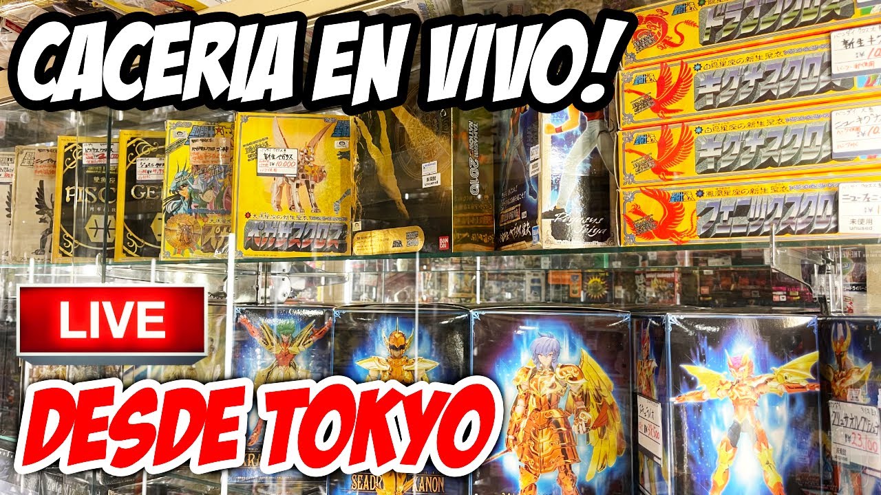 EN VIVO Buscando Figuras de Saint Seiya MYTH CLOTH EX en Mandarake y Surugaya de Akihabara