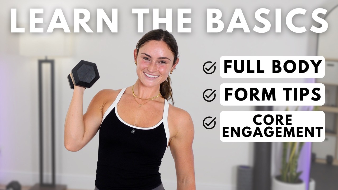 Full Body Strength Workout for Beginners (NO Equipment) 🎤Mic’d Up Workout