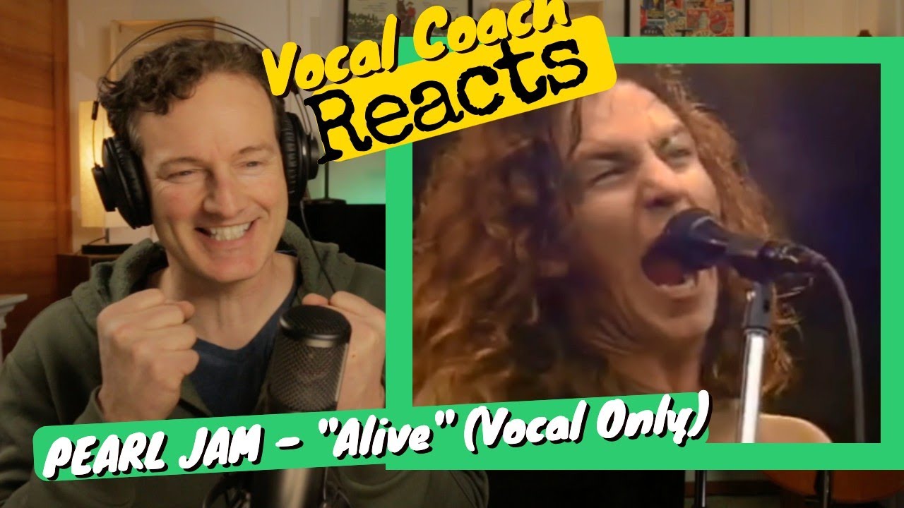 Преподаватель вокала РЕАКЦИИ - Pearl Jam «Alive» (только вокал)
