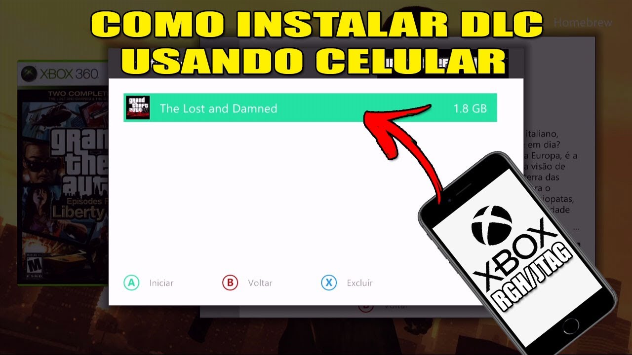 COMO INSTALAR DLC USANDO CELULAR | RGH/JTAG |