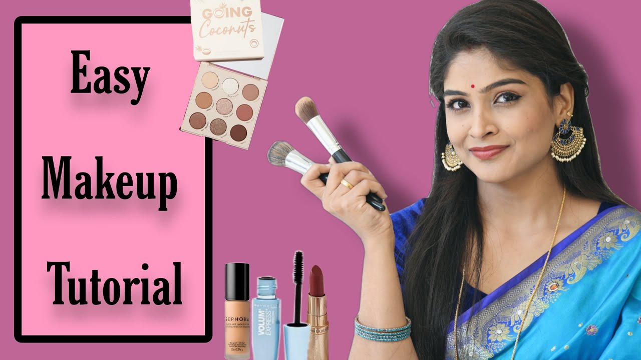 STEP BY STEP MAKEUP TUTORIAL FOR BEGINNERS | Affordable Beginner's Makeup  | EASIEST EYESHADOW LOOK