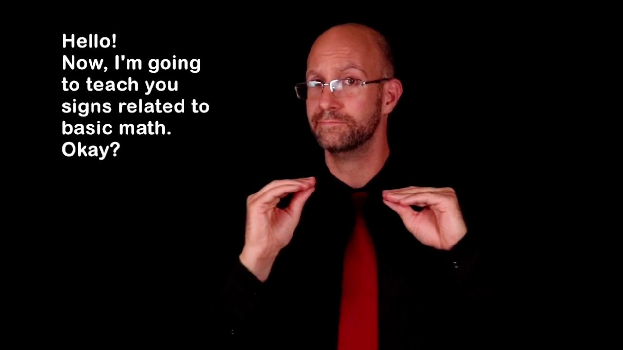 Basic Math Signs | ASL - American Sign Language