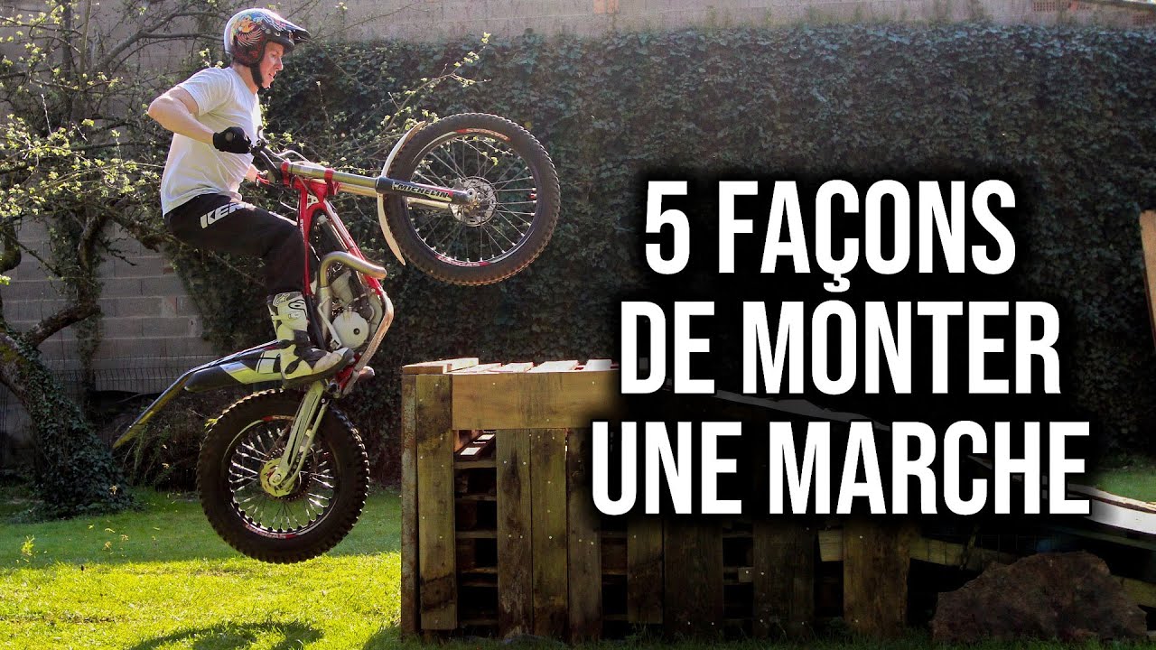 5 FACONS de MONTER UN OBSTACLE EN MOTO TRIAL!