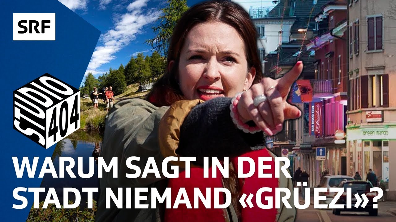 Stadt vs. Land: Die Gr&uuml;ezi-Grenze spaltet die Schweiz | Studio 404 | SRF