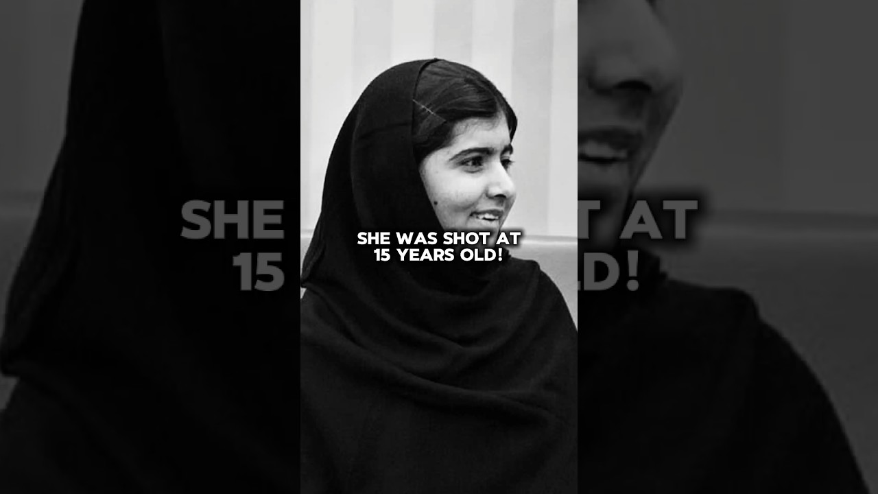 Malala Yousafzai, the female hero! #history #truestory #shorts #art