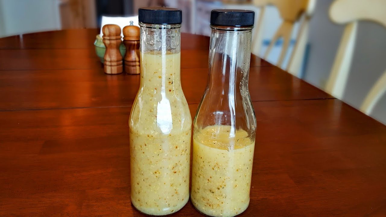 Mustard Vinaigrette Salad Dressing (No Sugar)