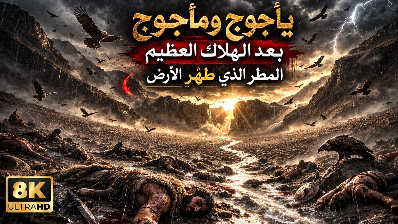 قصة يأجوج ومأجوج الكاملة | مشهد الهلاك العظيم والمطر الذي غيّر كل شيء
