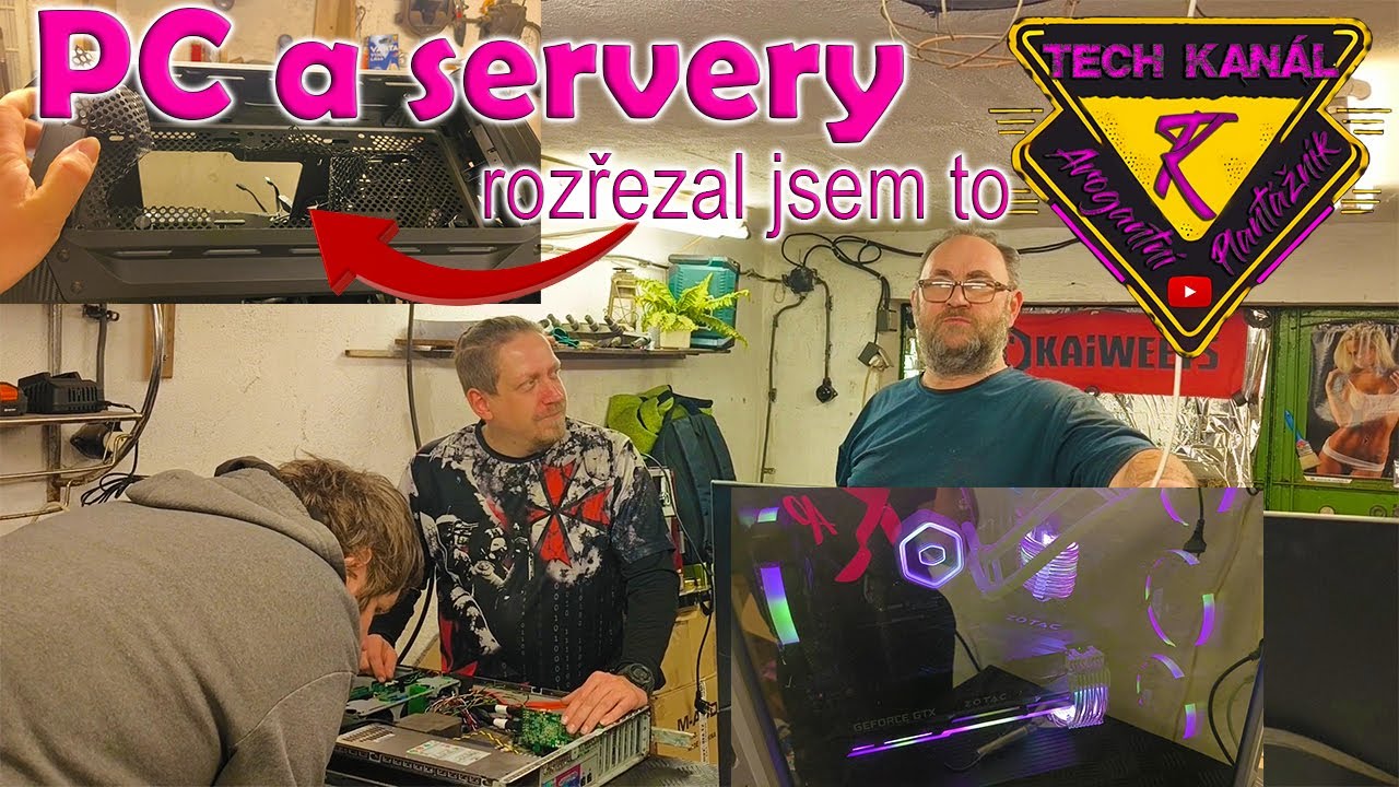 🖥️ Počítače a servery servis 2. 🪚 rozřezaná bedna a stres ☕